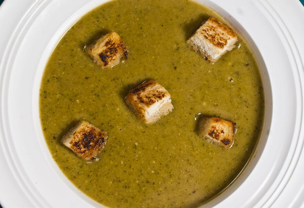 Broccoli and Blue Cheese Soup