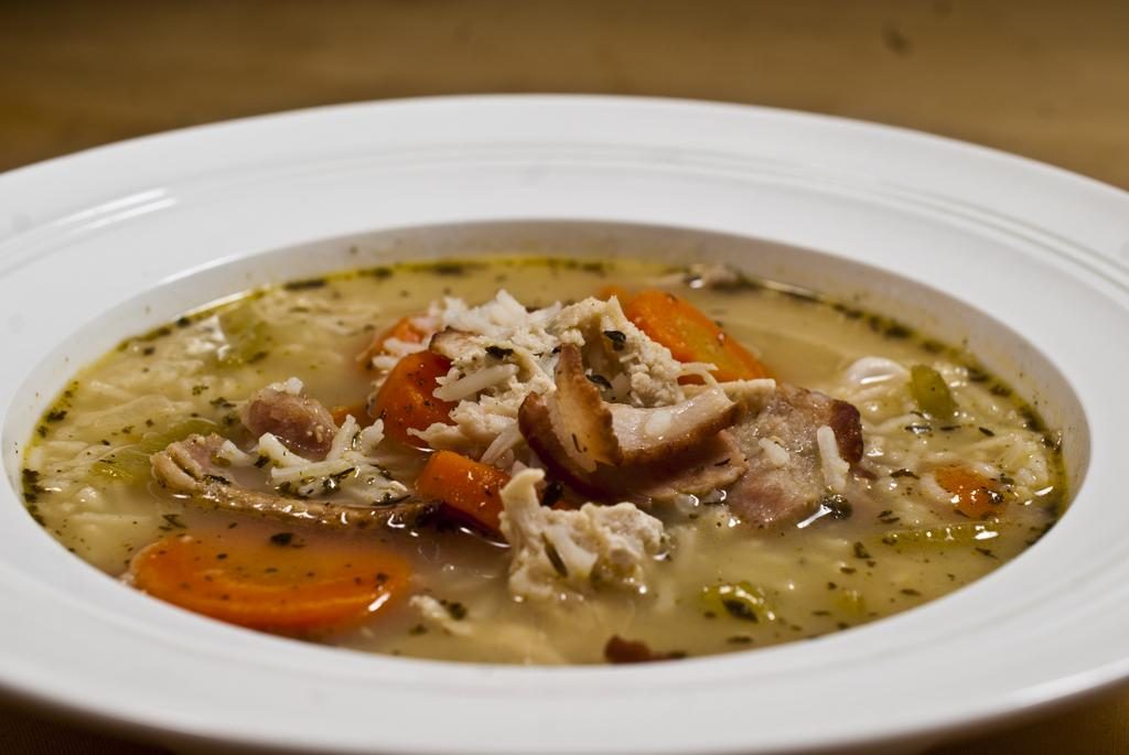 Chicken, Bacon & Rice Soup