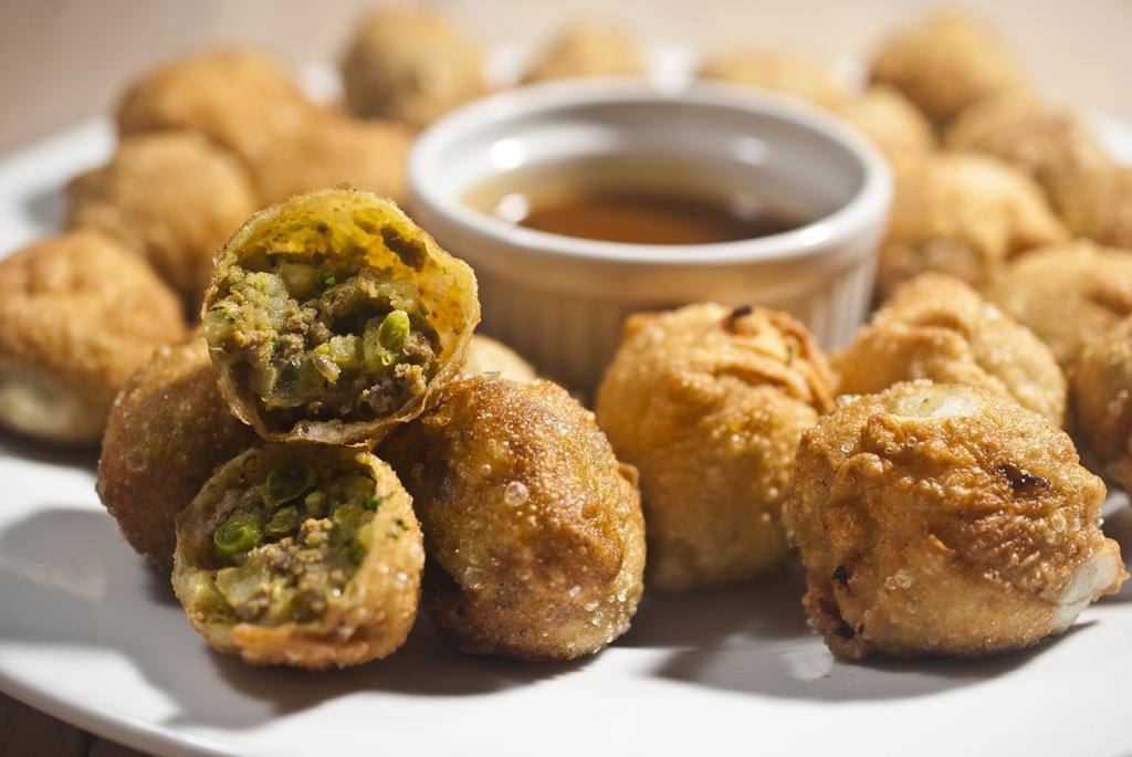 One Bite Beef Samosas