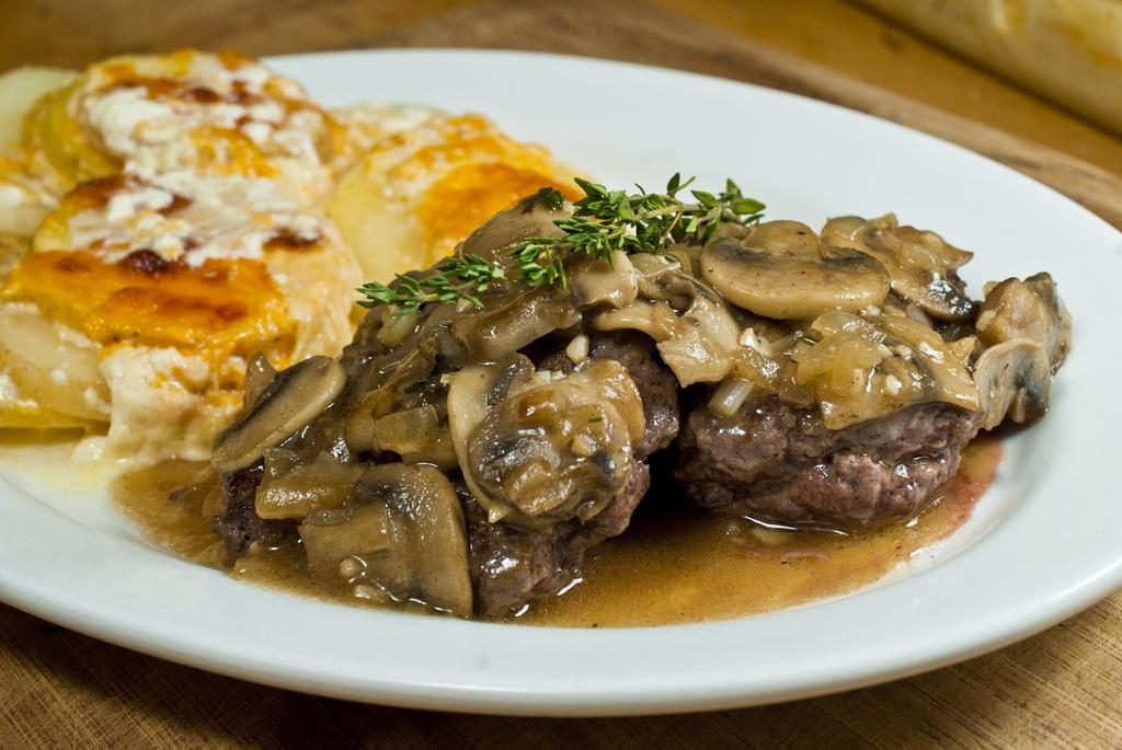 Salisbury Steak and Scalloped Potatoes