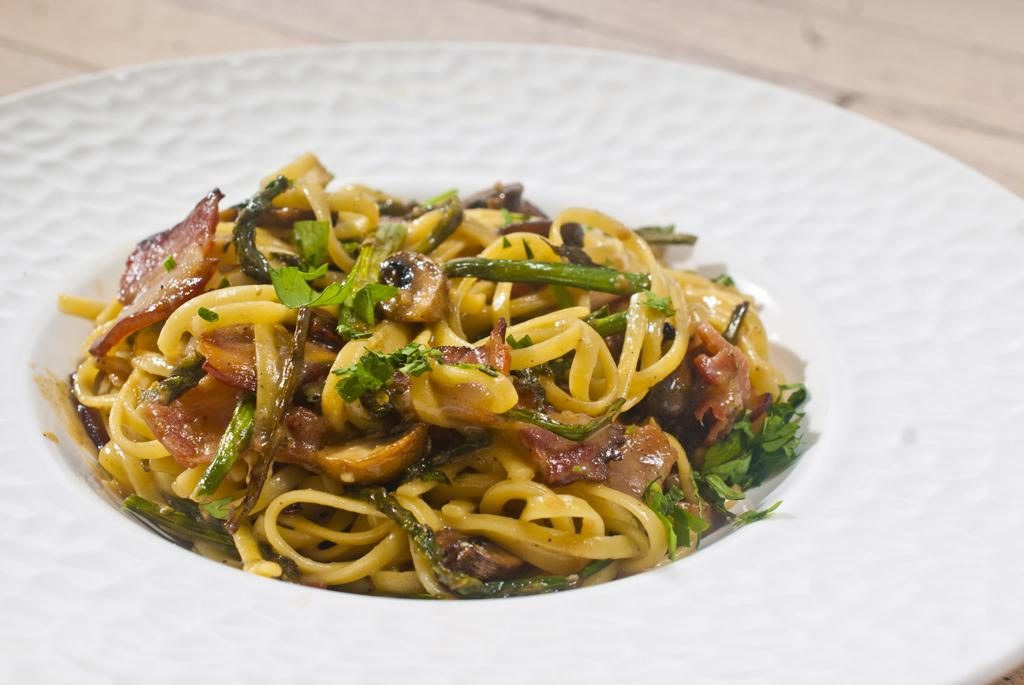 Roasted Vegetable Carbonara