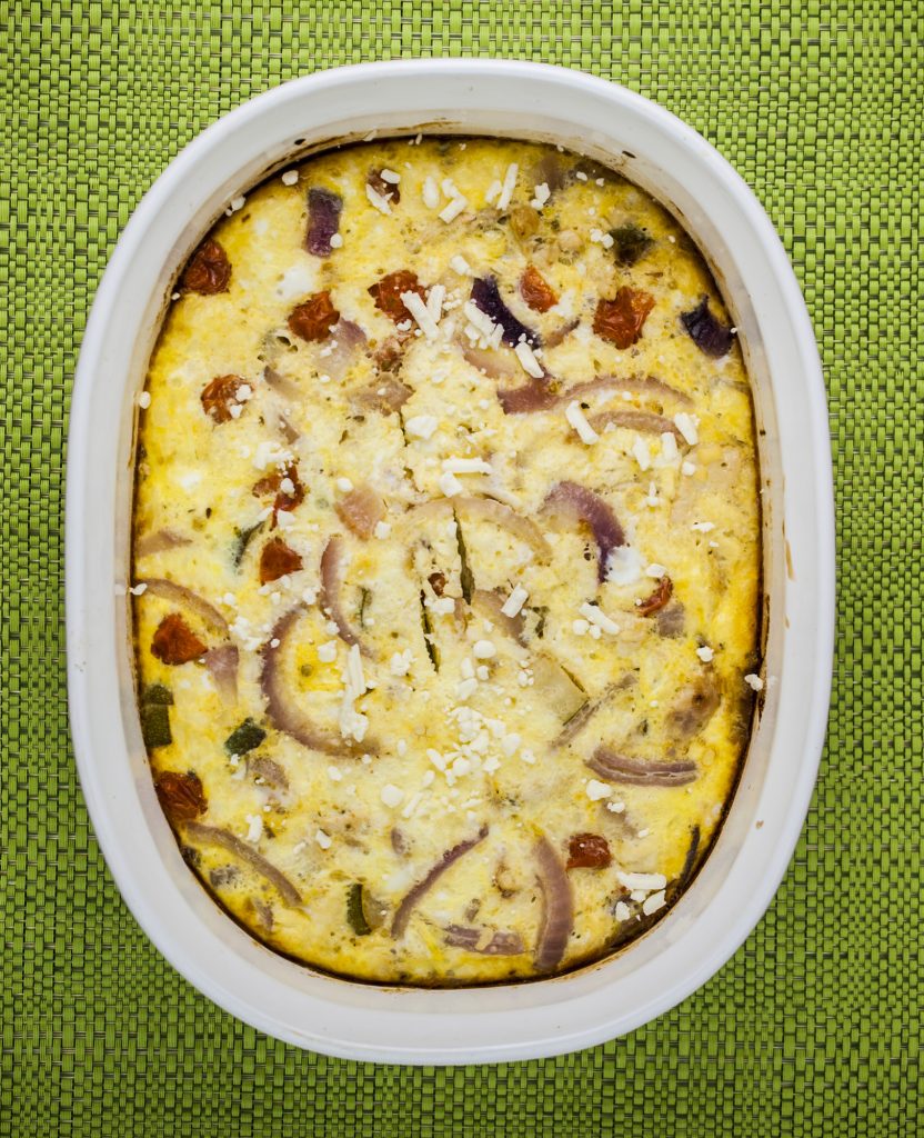 Greek Chicken Frittata