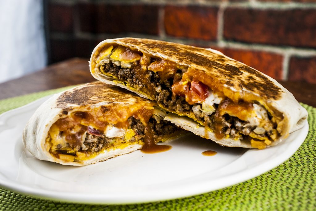 Homemade Crunch Wrap and Fire Sauce