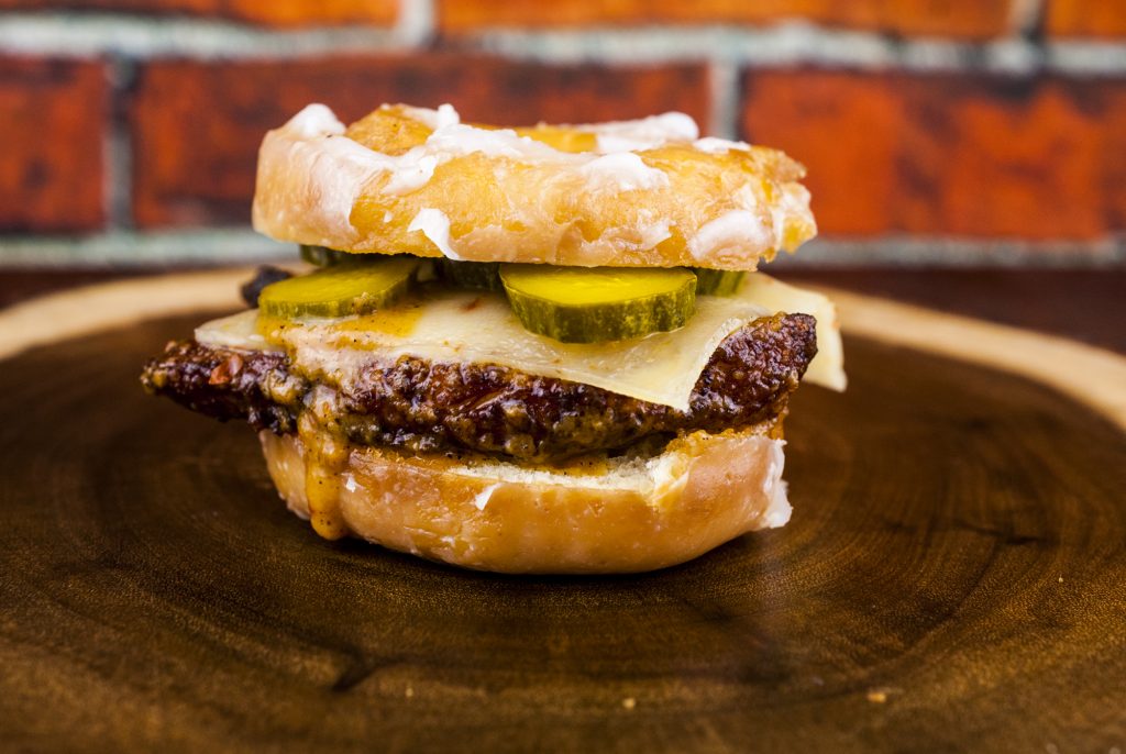 Fried Chicken Doughnut Sandwich