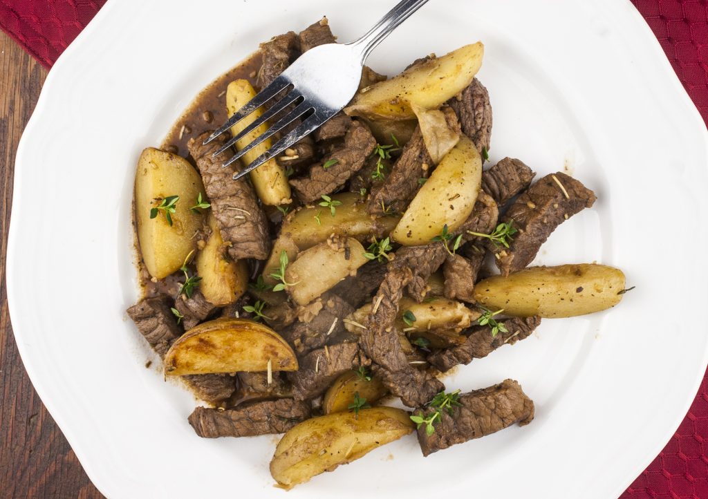 One* Pot Steak And Potatoes