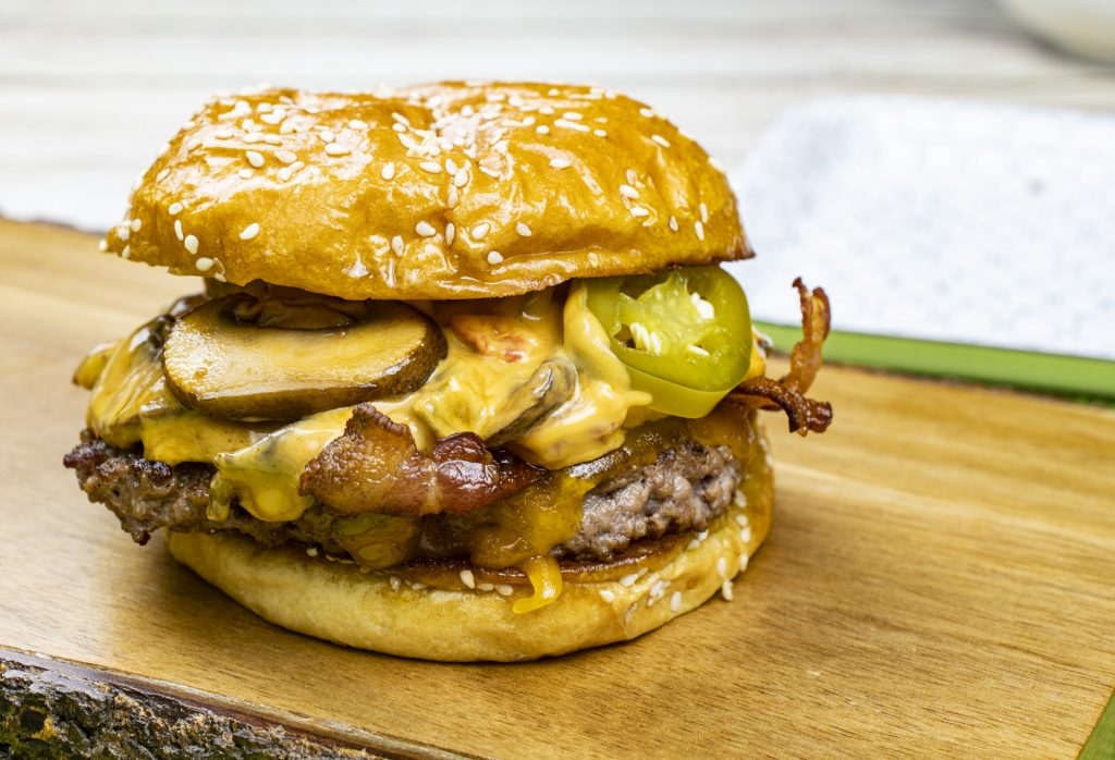 Spicy Bacon Mushroom Melt