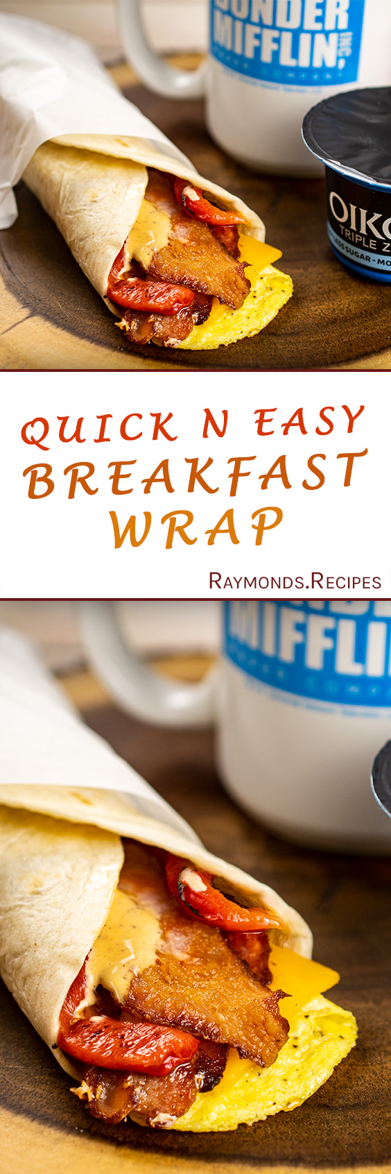 Classic Bacon, Egg, and Cheese Breakfast Burritos with Chipotle Aioli  Recipe